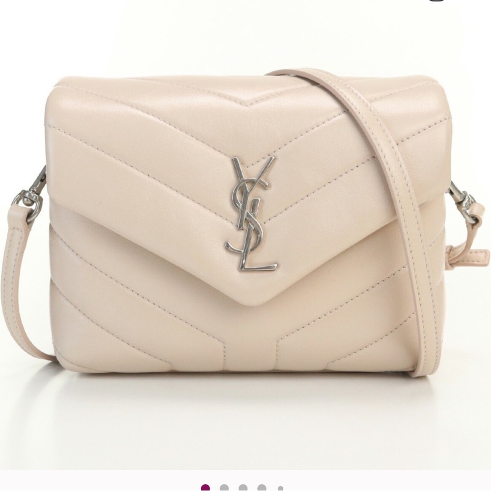 ❣️Authentic Saint Laurent Lulu toy bag with leather shoulder/ crossbody strap - Picture 2 of 13
